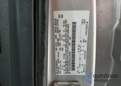 2016 Ford Escape Se from USA, damaged, VIN 1FMCU0GX5GUC55956